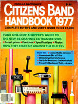 Popular Electronics 1970 CB Handbook. Click to View